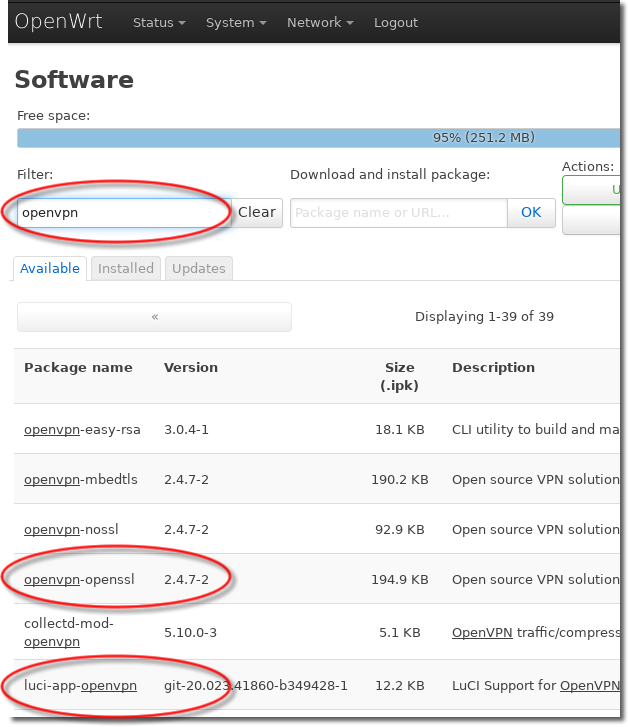 VPNUK OpenWRT setup guide - OpenVPN